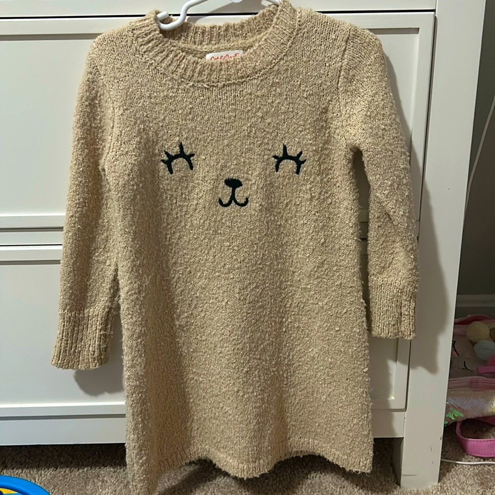 Cute and soft critter Sweater Dress 3T